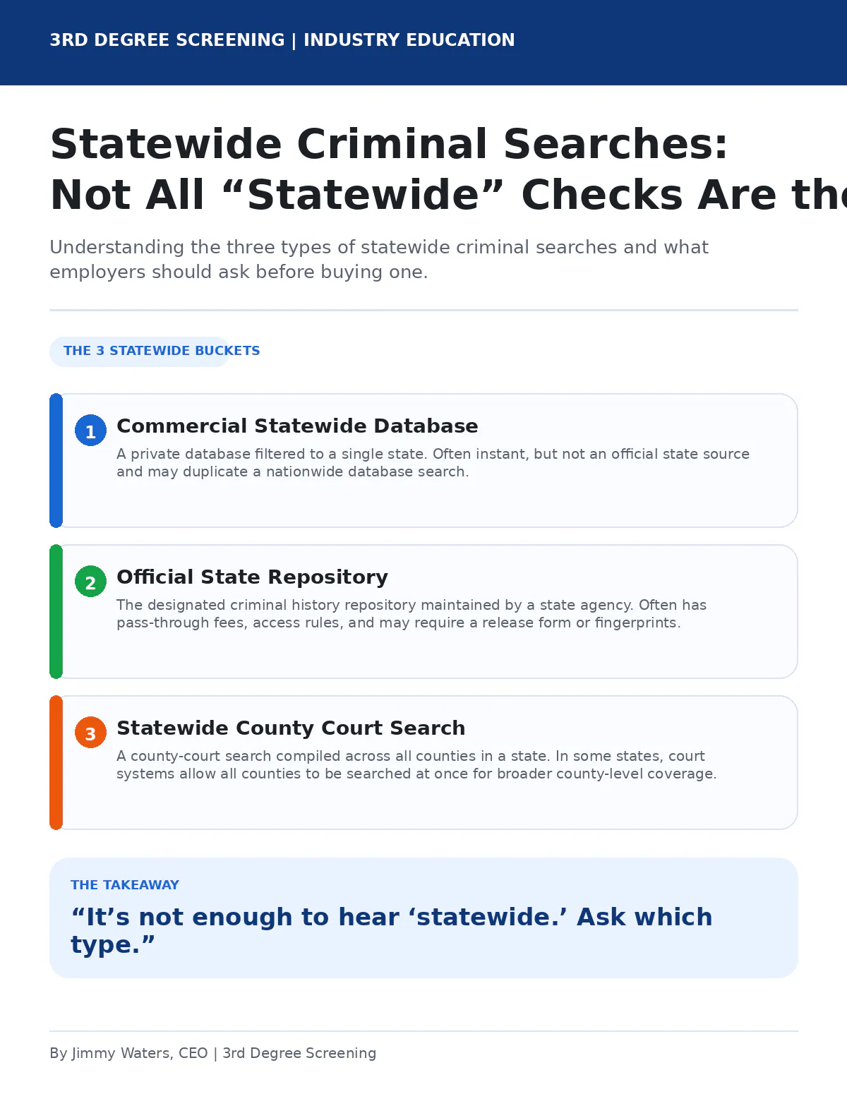 Statewide Criminal Searches Explained: What Employers Need to Know